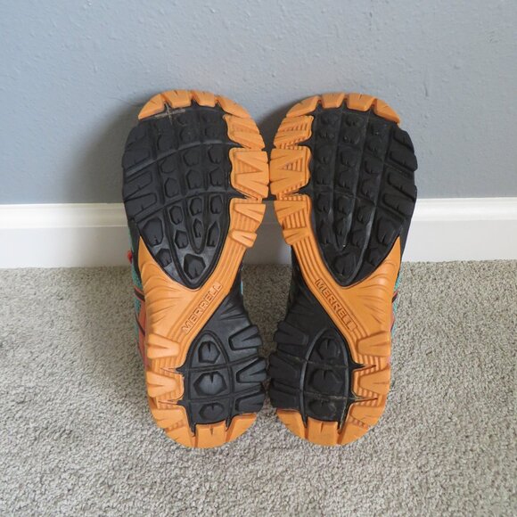 Merrell mqm flex womens hiking shoes size 8 blue/pink/orange mulitcolor #J12336 - Picture 10 of 10